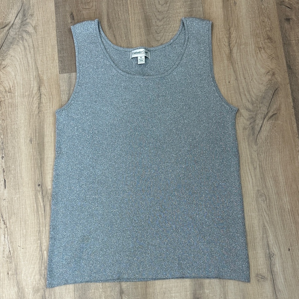 Coldwater Creek Women's Gray Tank Top